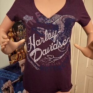 Harley-Davidson Deep Purple Graphic Tee